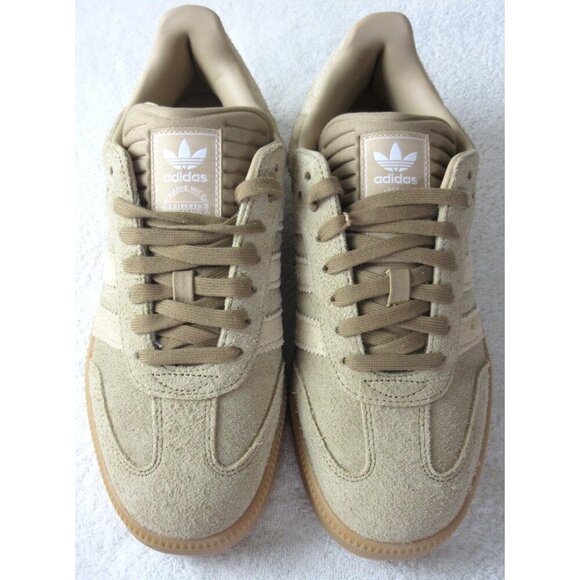 Adidas Men's Samba XLG Suede Sneakers Cardboard Beige Gum Sizes NIB JI3196 - Picture 3 of 5